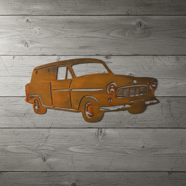 FE Holden Panel Van Metal Wall Art