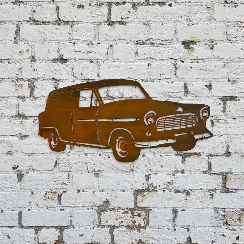 FE Holden Panel Van Metal Wall Art