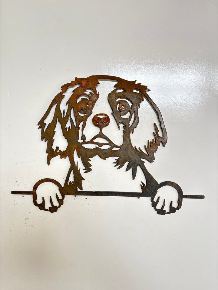 Cavalier King Charles Spaniel - Dog Memorial Plaque - Metal Art