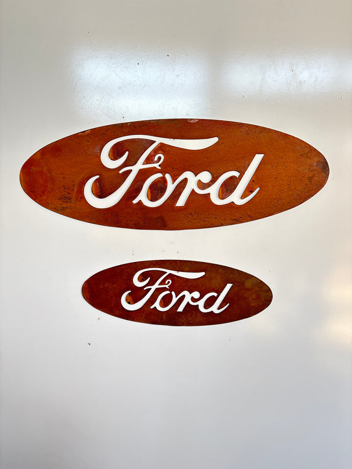 Ford Sign Metal Wall Art - Shed