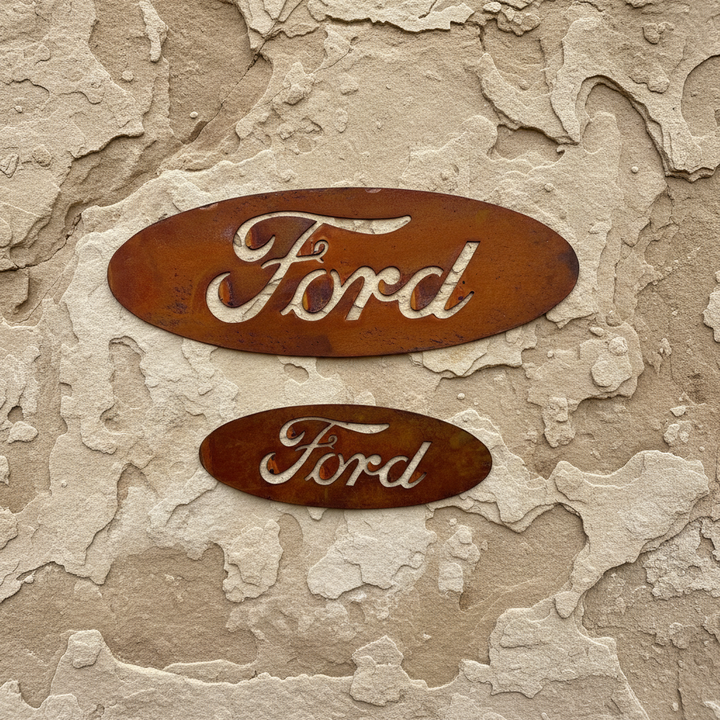 Ford Sign Metal Wall Art - Shed