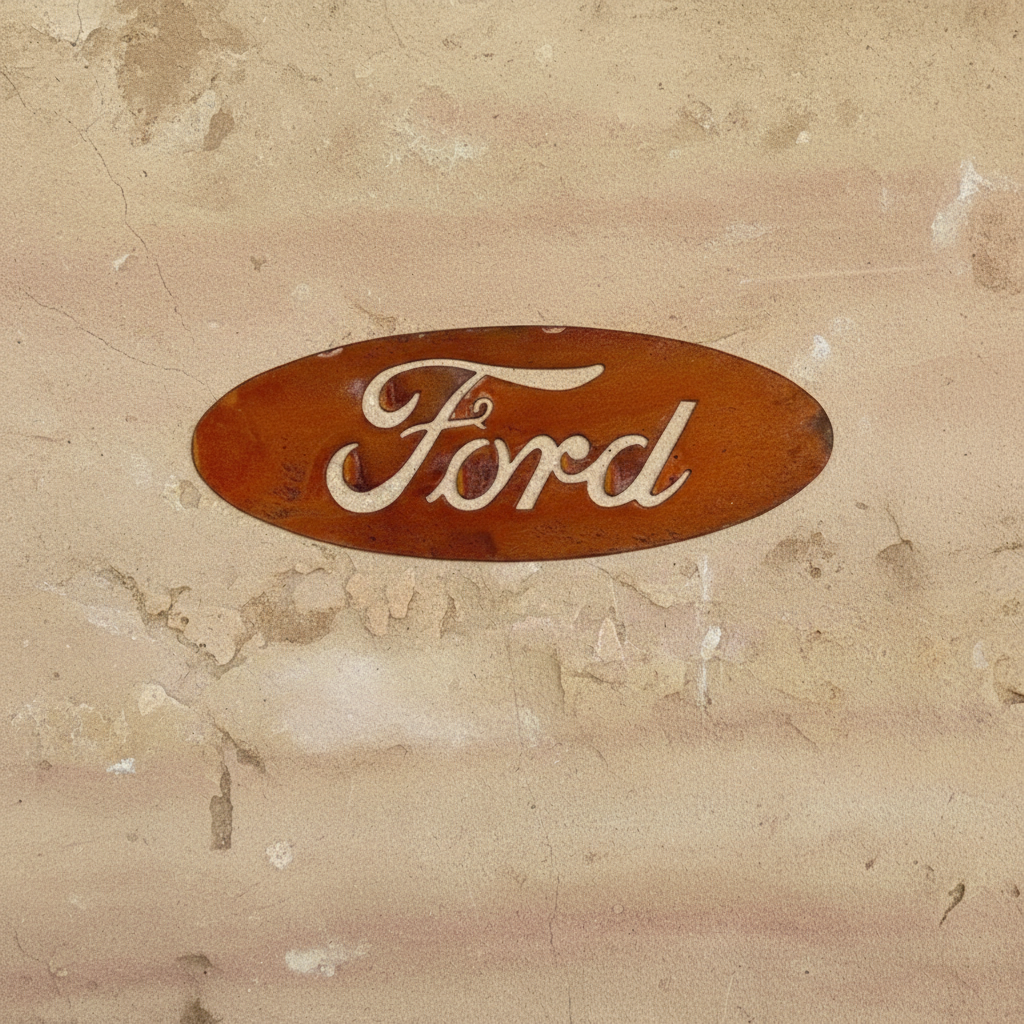 Ford Sign Metal Wall Art - Shed