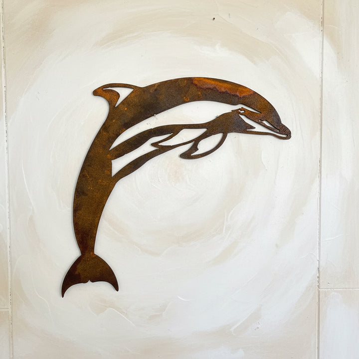 Dolphin Metal Wall Art