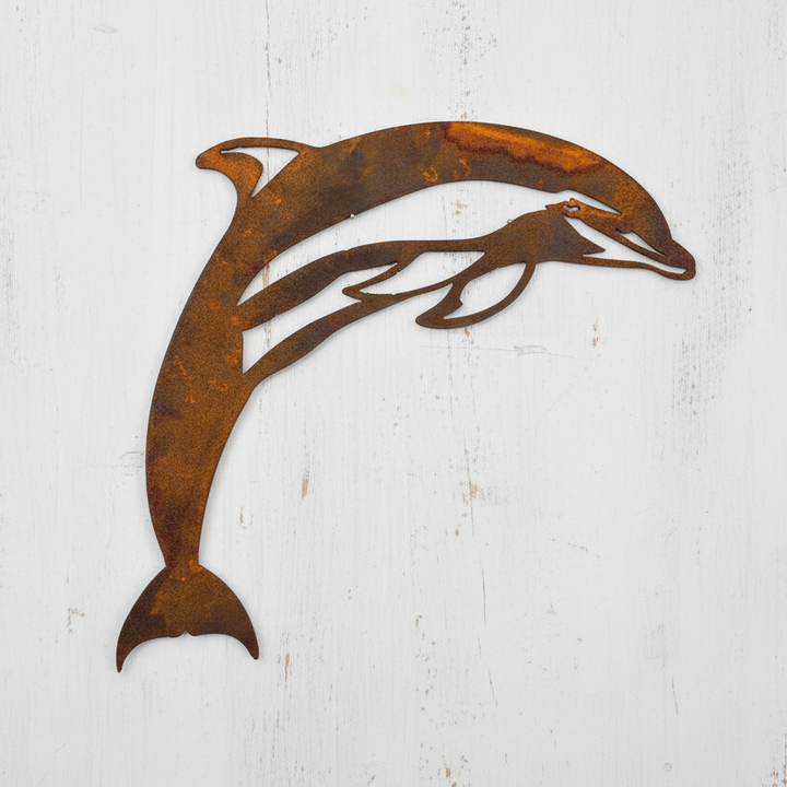 Dolphin Metal Wall Art