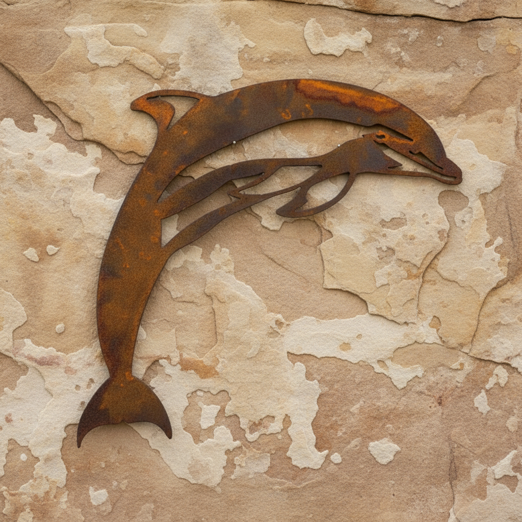 Dolphin Metal Wall Art