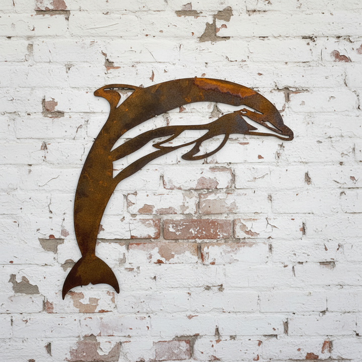 Dolphin Metal Wall Art
