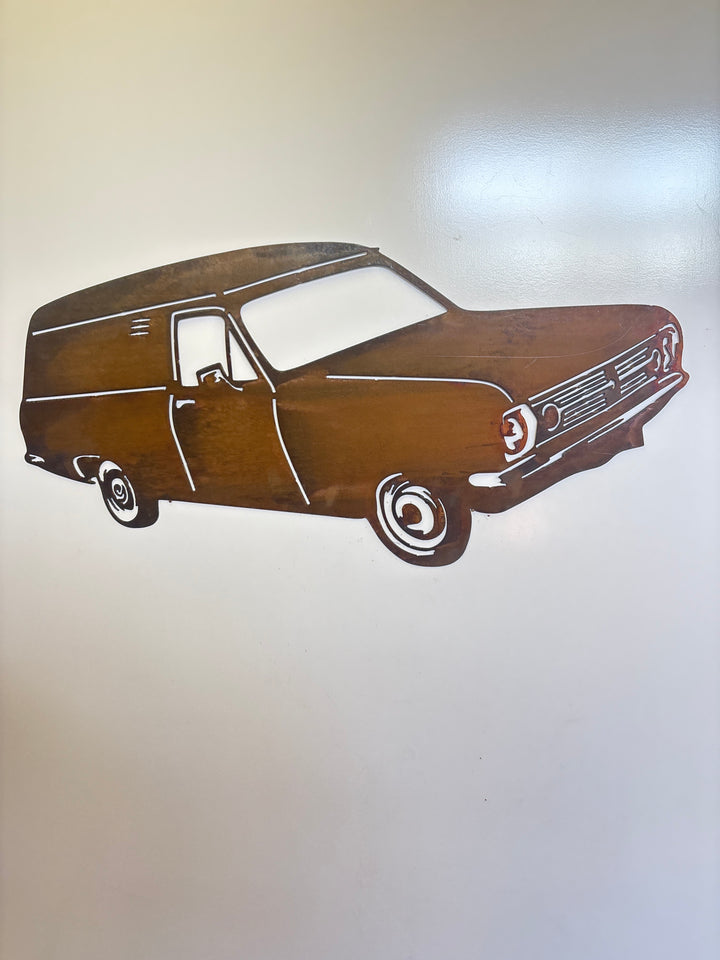 HR Holden Panel Van Metal Wall Art