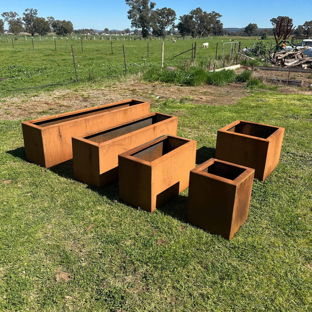 Steel Planter Boxes – Heavy Duty Australian Made Garden Planters