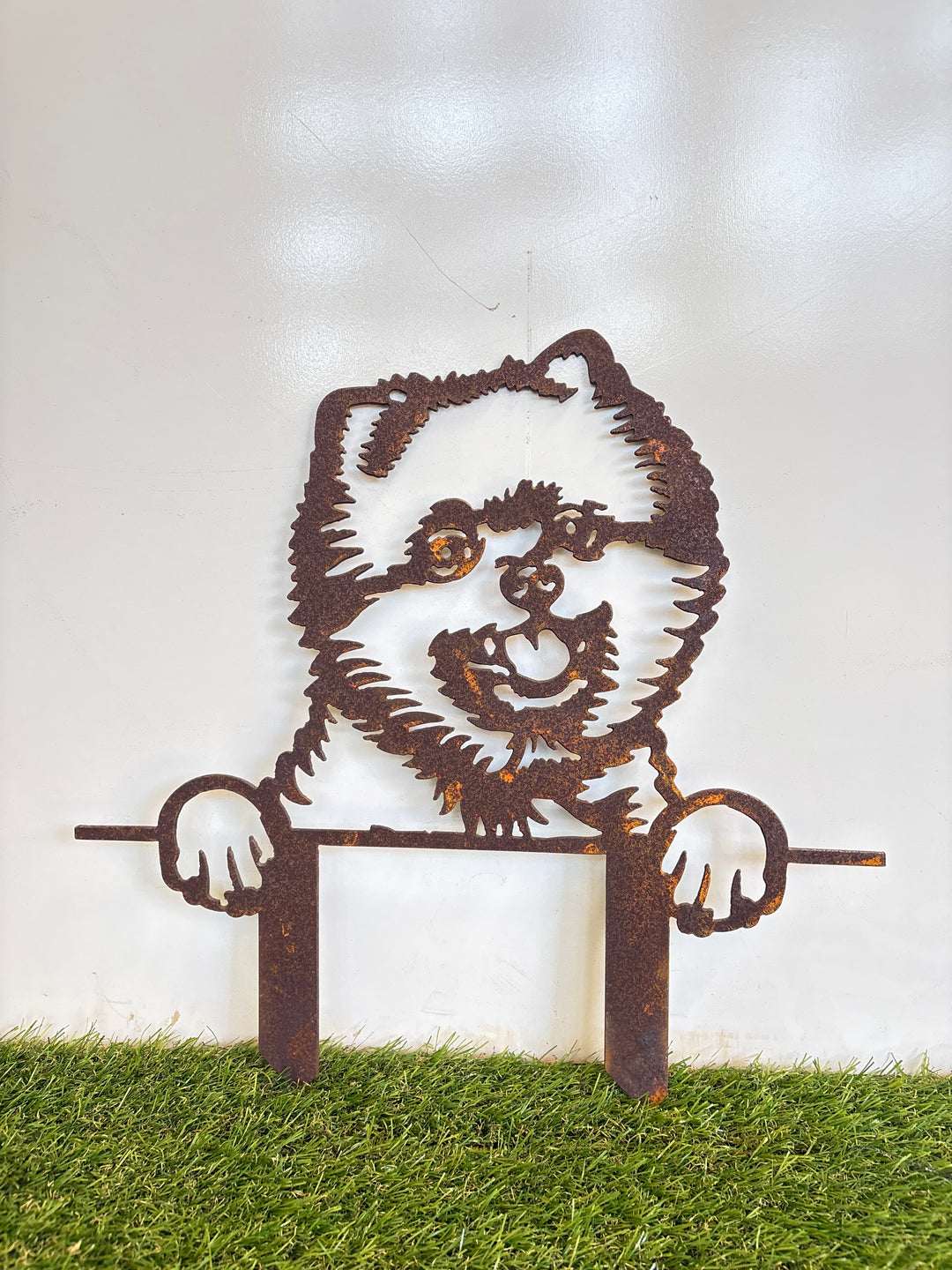 Pomeranian - Dog Memorial Plaque - Metal Art
