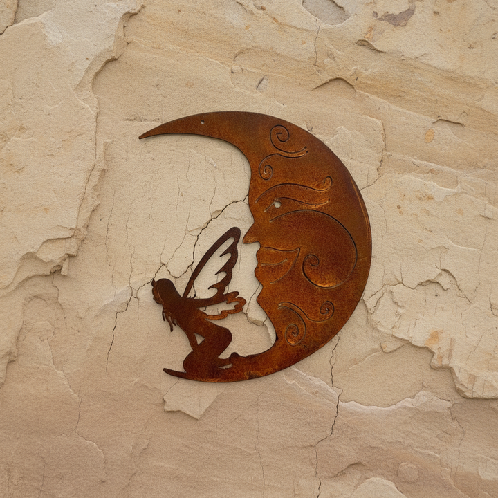 Fairy Moon Metal Wall Art