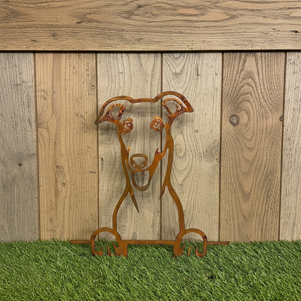 GreyHound - Dog Memorial Plaque - Metal Art