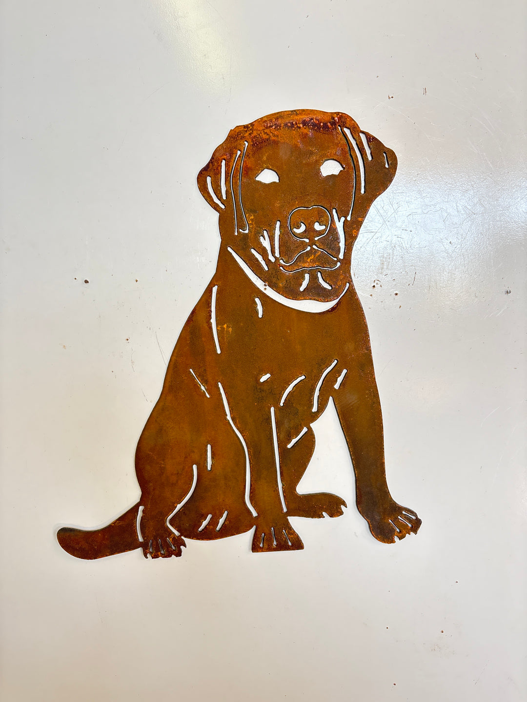 Labrador Dog Metal Wall Art