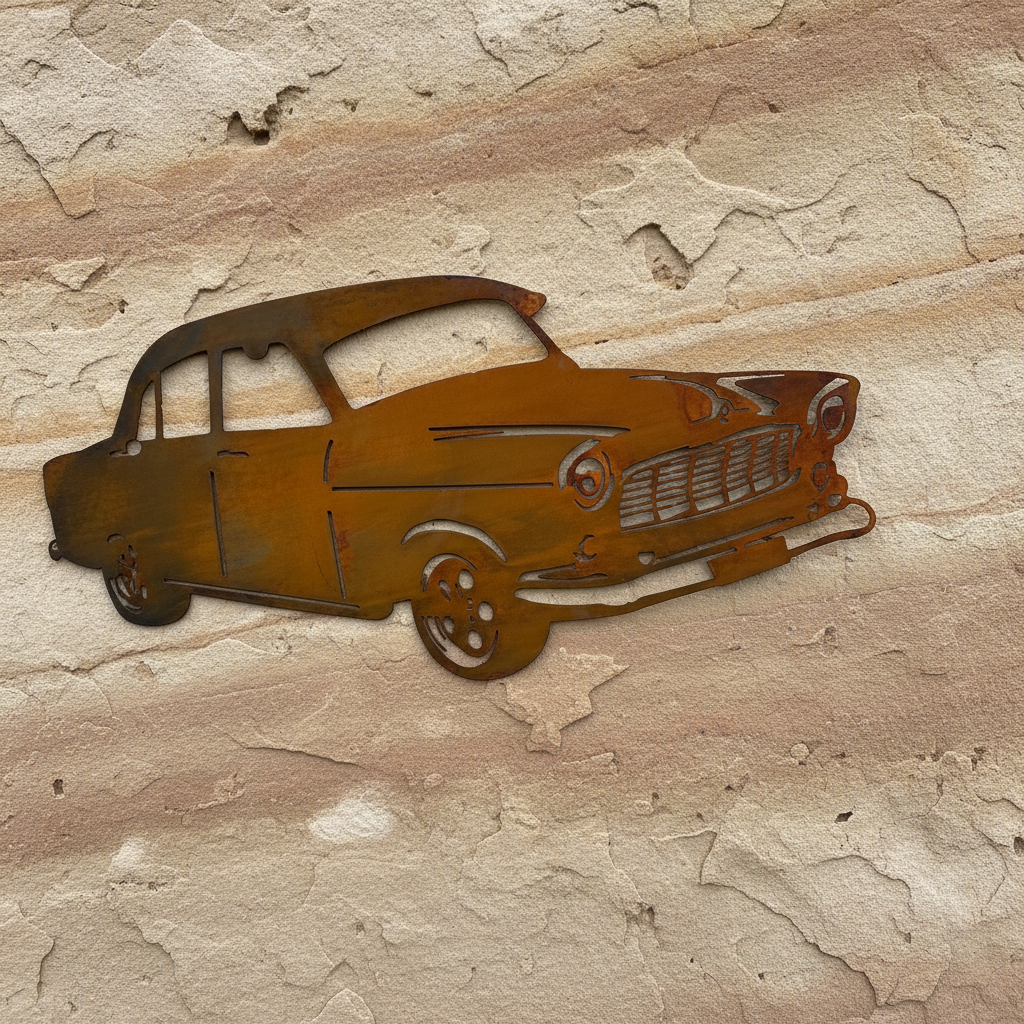 FE Holden Sedan Metal Wall Art