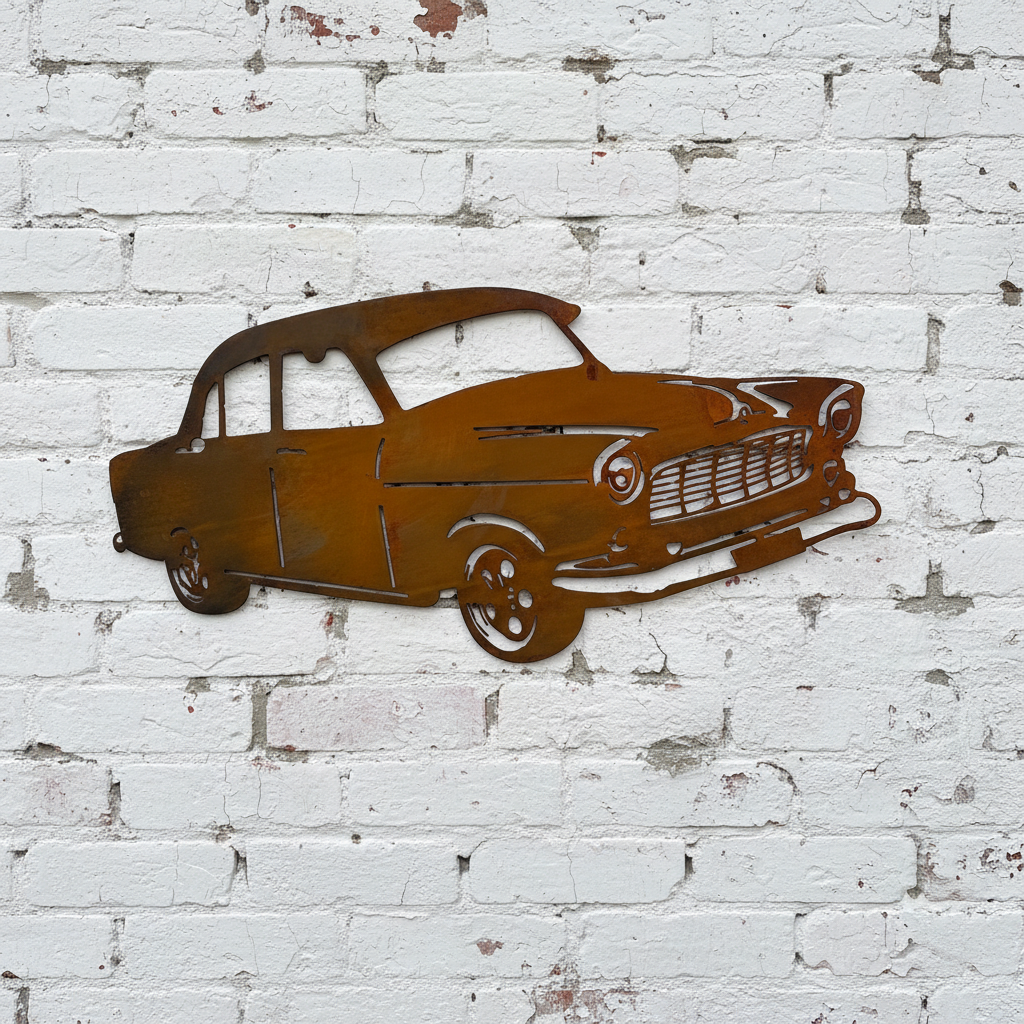FE Holden Sedan Metal Wall Art