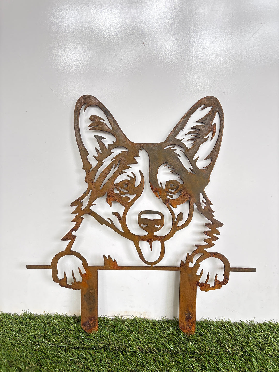 Pembroke Welsh Corgi - Dog Memorial Plaque - Metal Art