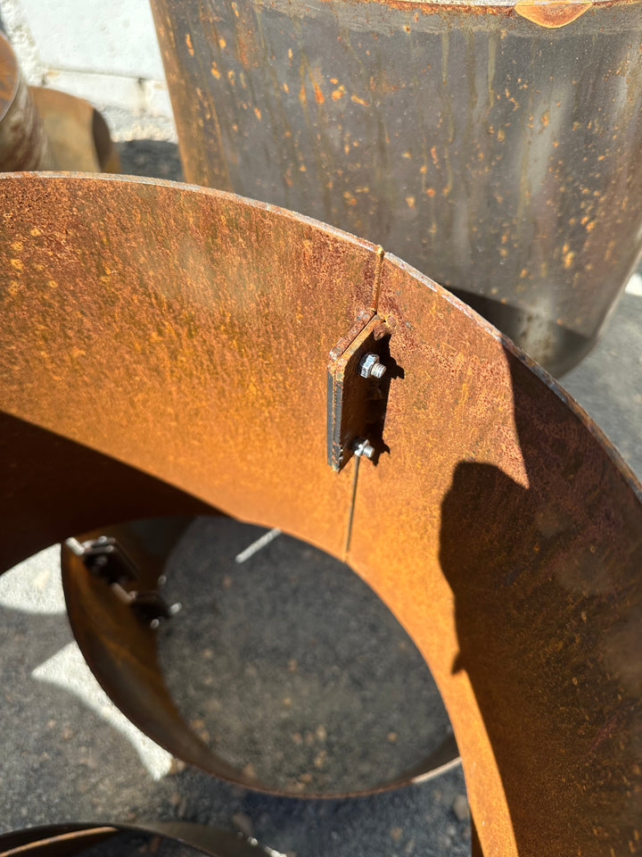 Steel Tree Rings – Split &amp; Bolt-Together Garden Edging