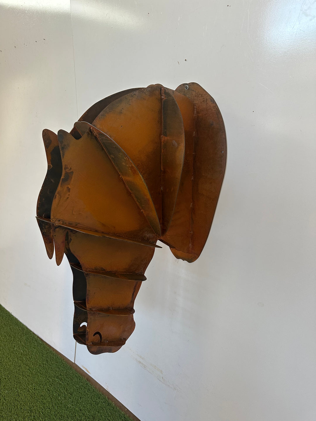 Horse Head Metal Wall Sculpture – Rustic Steel Horse Wall Art