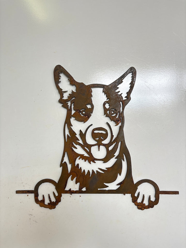 Australian Cattle Dog - Blue Heeler - Dog Memorial Plaque - Metal Art