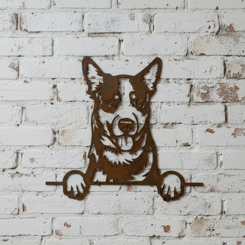 Australian Cattle Dog - Blue Heeler - Dog Memorial Plaque - Metal Art