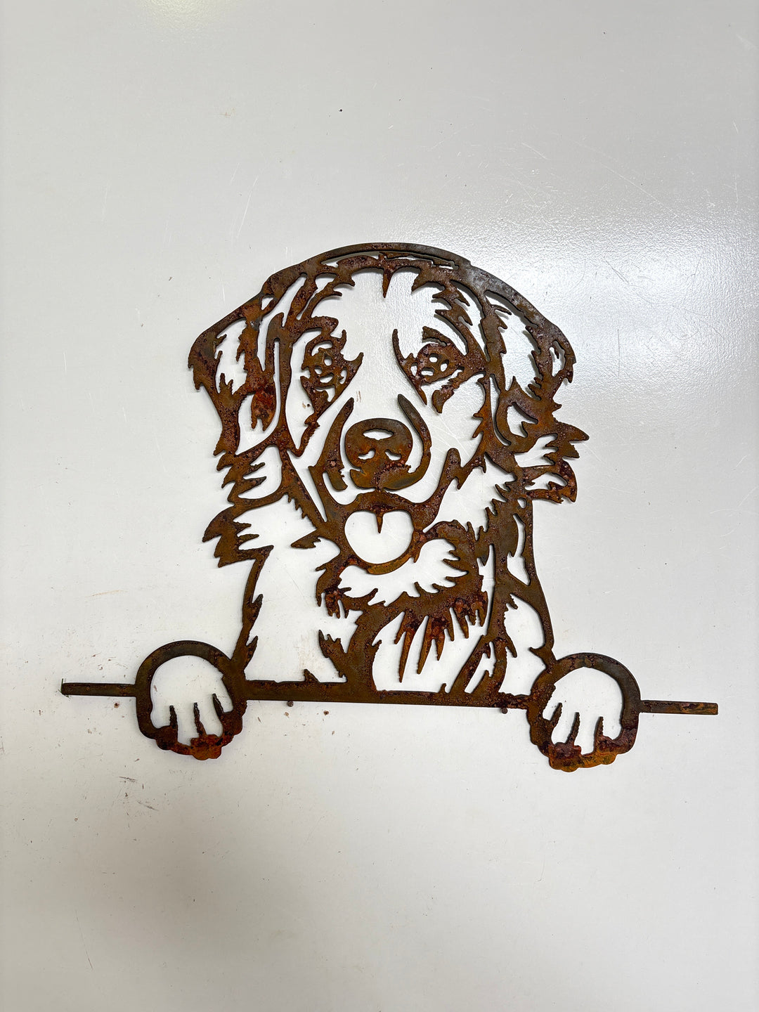 Golden Retriever - Dog Memorial Plaque - Metal Art