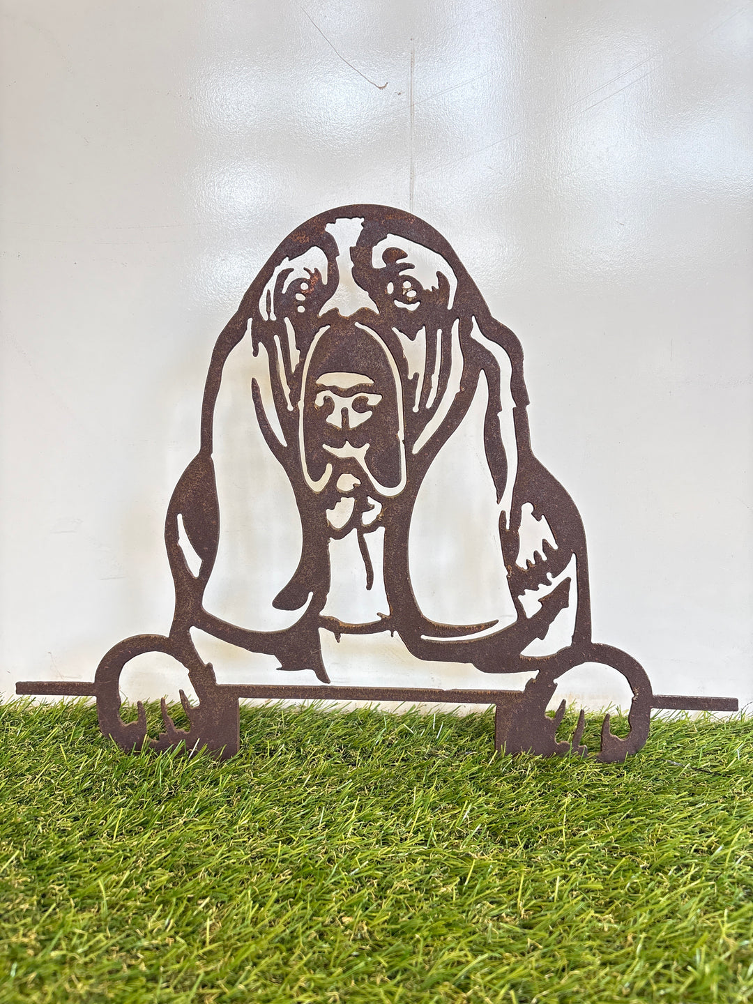 Basset Hound - Dog Memorial Plaque - Metal Art