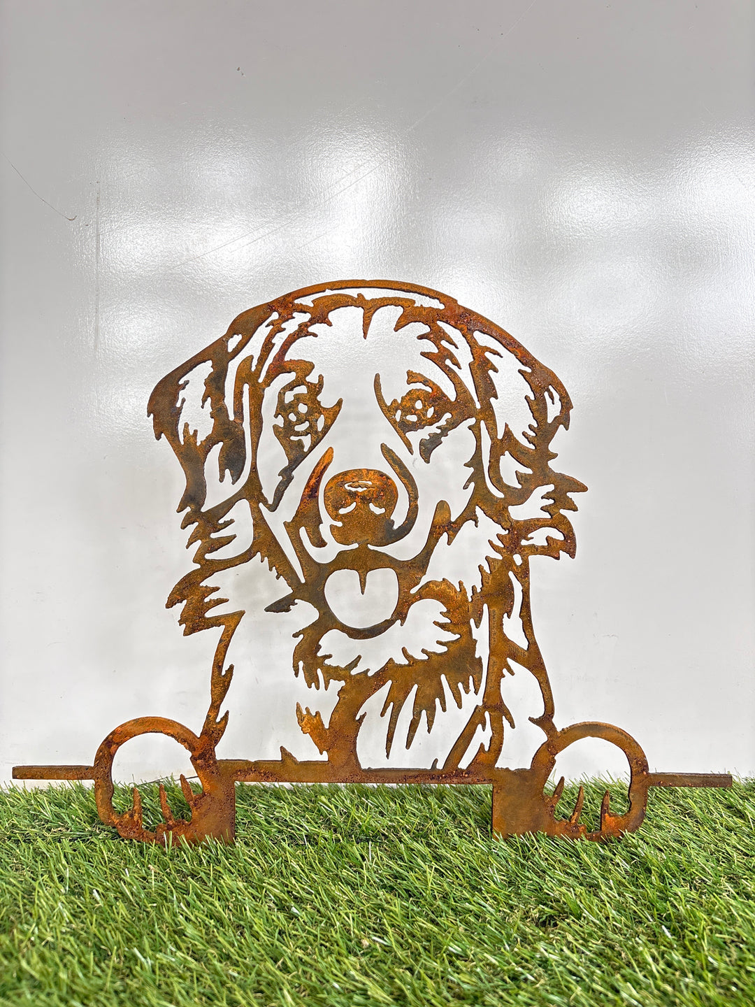 Golden Retriever - Dog Memorial Plaque - Metal Art