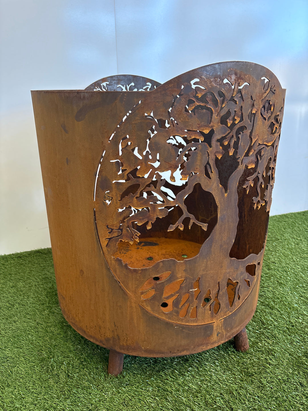 Tree of Life Round Fire Pit