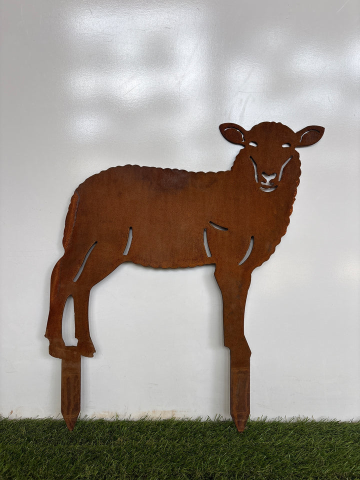 Sheep Metal Garden Art