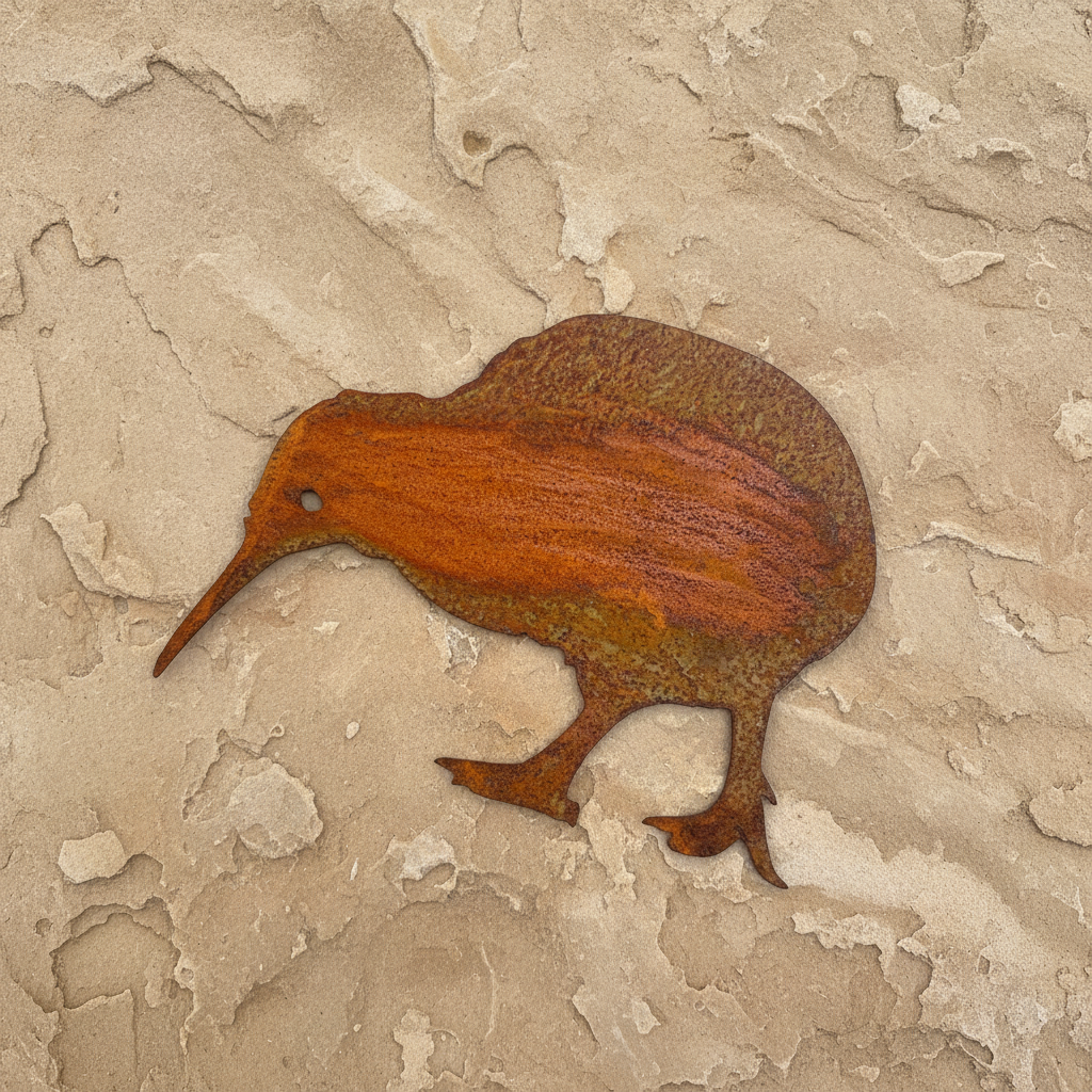Kiwi Bird Metal Wall Art - Garden Art