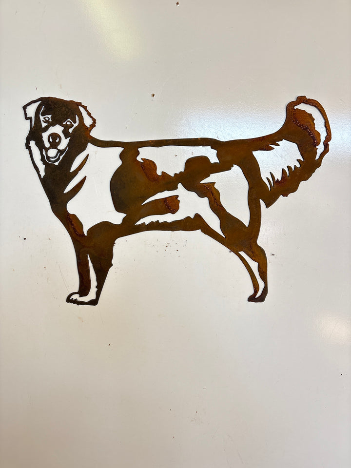 Golden Retriever Dog Metal Wall Art - Garden Art