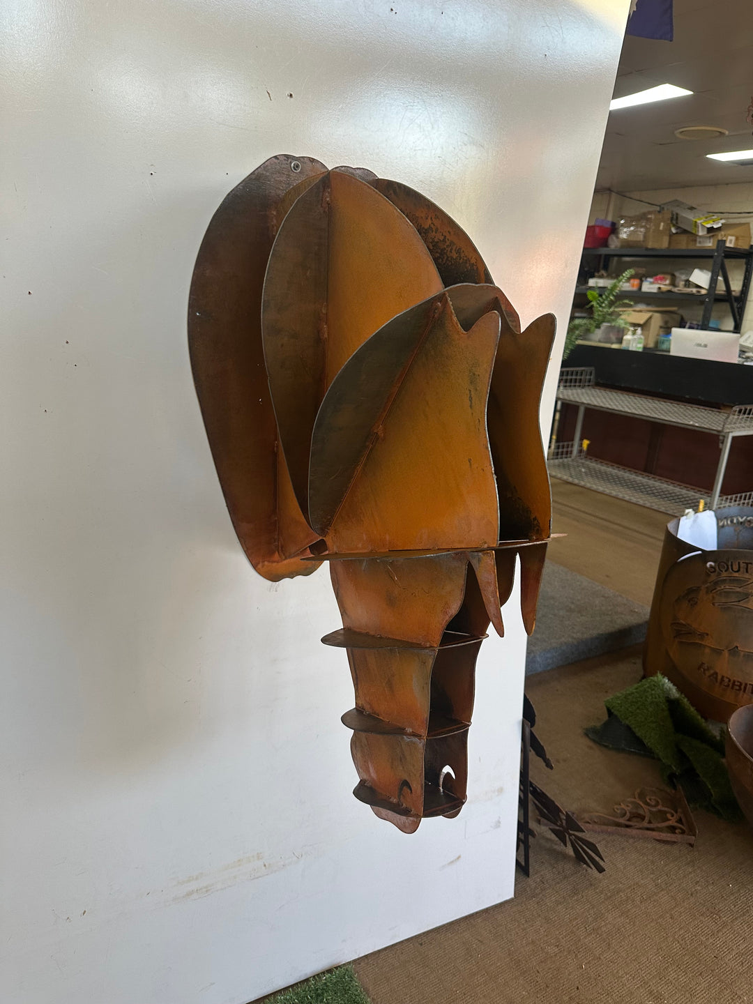Horse Head Metal Wall Sculpture – Rustic Steel Horse Wall Art