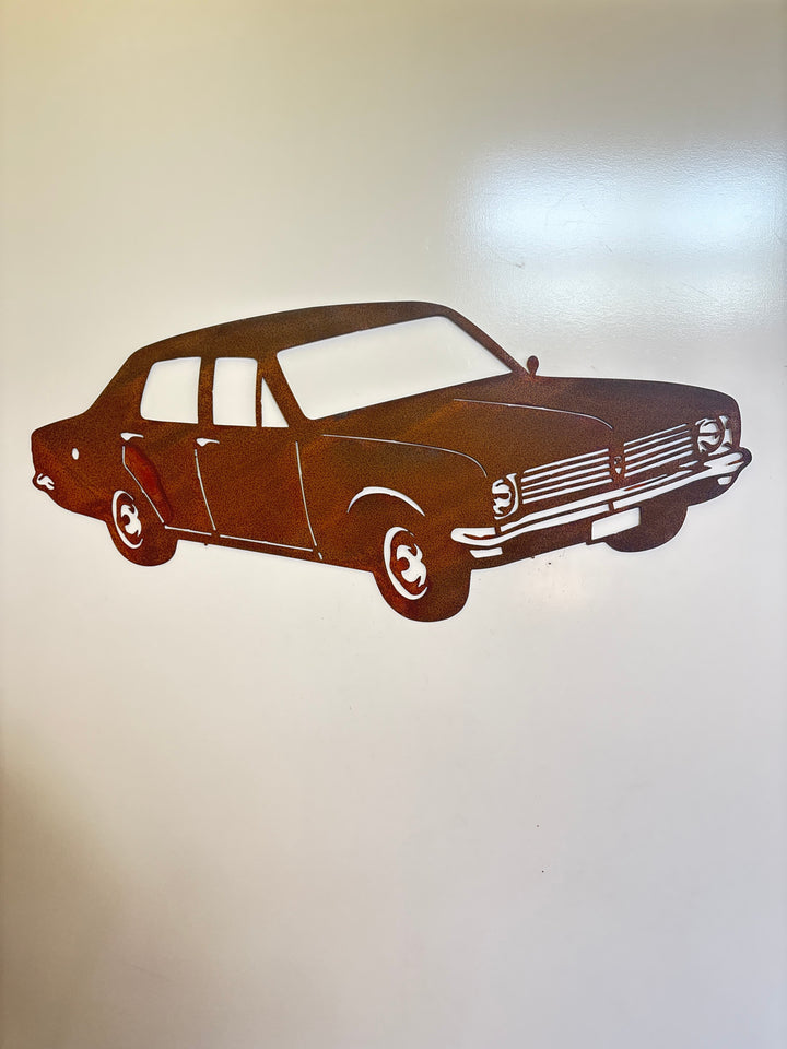 HT Holden Sedan Metal Wall Art