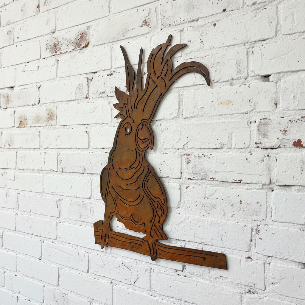 Cockatoo Metal Wall Art nd180