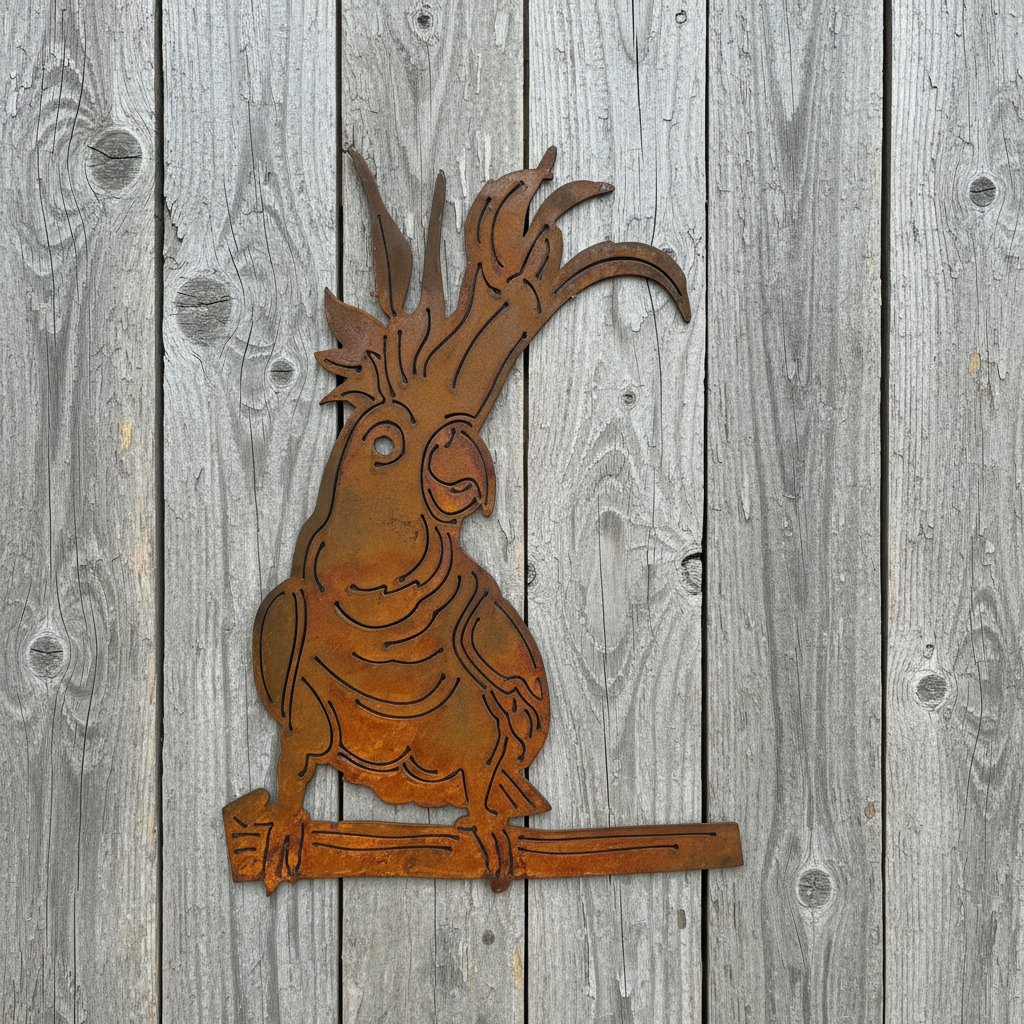Cockatoo Metal Wall Art nd180