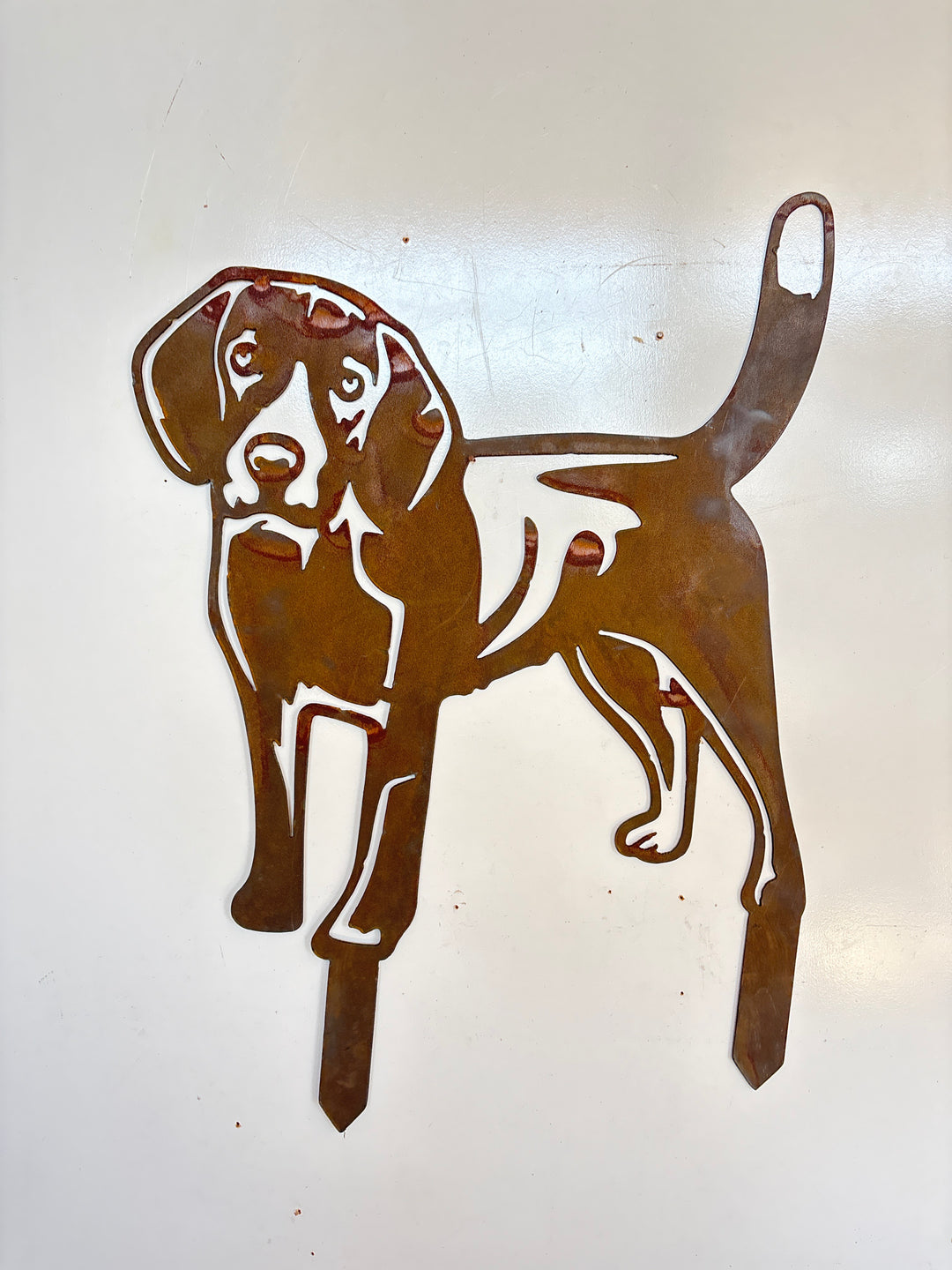 Beagle Dog Metal Wall Art - Garden Art