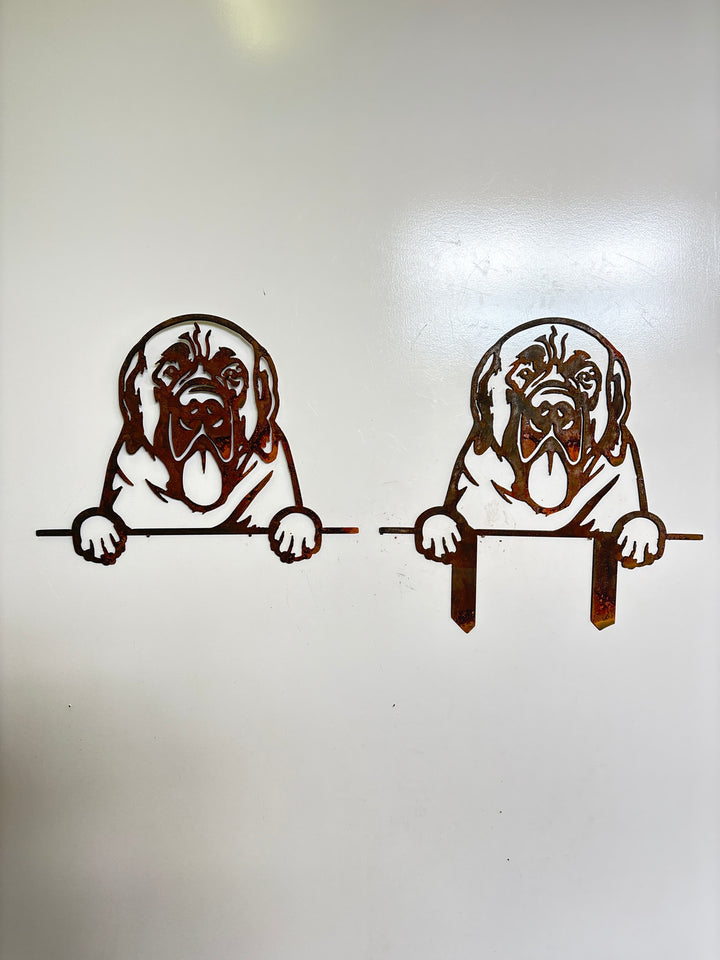 Mastiff - Dog Memorial Plaque - Metal Art