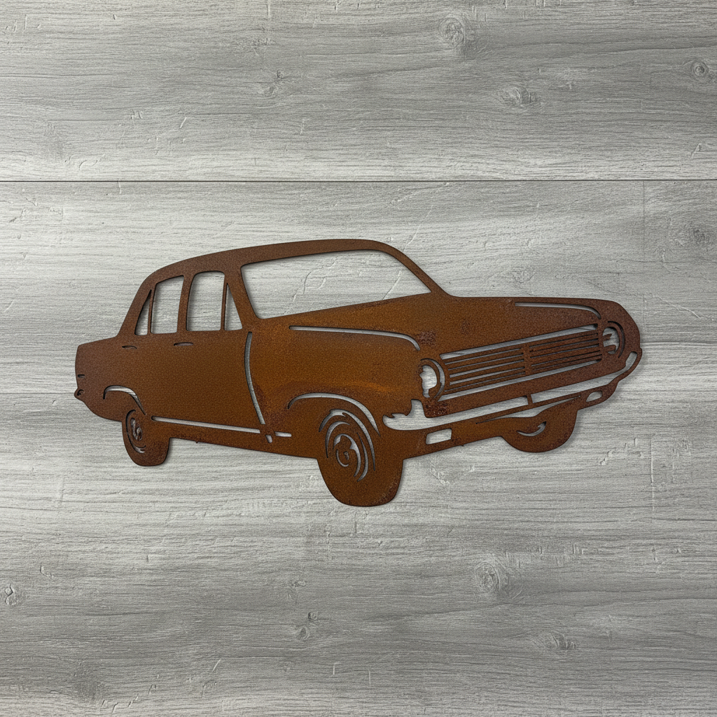 HD Holden Sedan Metal Wall Art