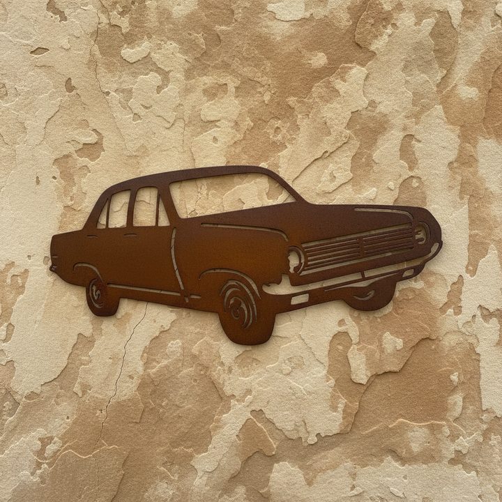 HD Holden Sedan Metal Wall Art