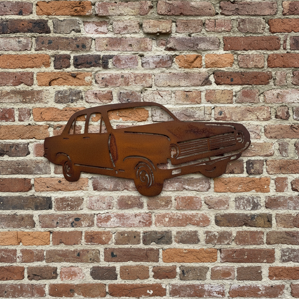 HD Holden Sedan Metal Wall Art