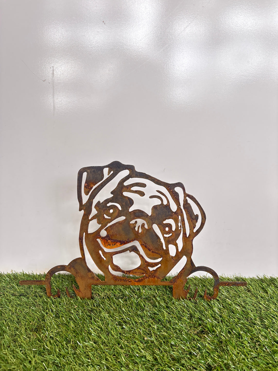 Pug - Dog Memorial Plaque - Metal Art