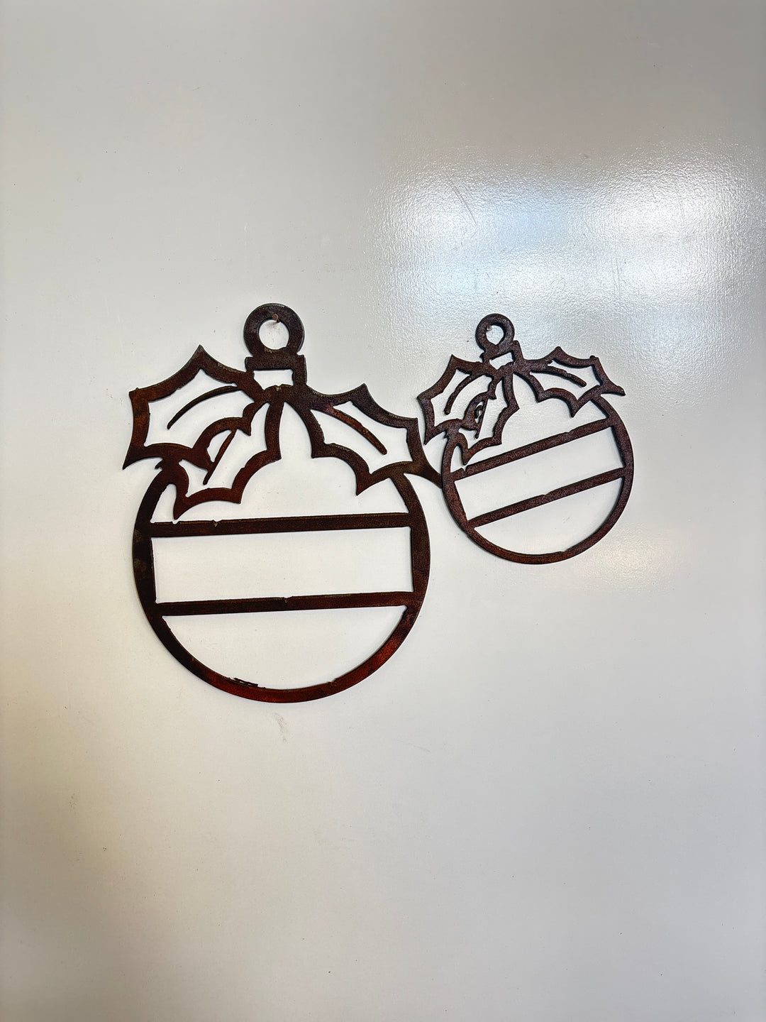 Christmas Bauble Metal Art