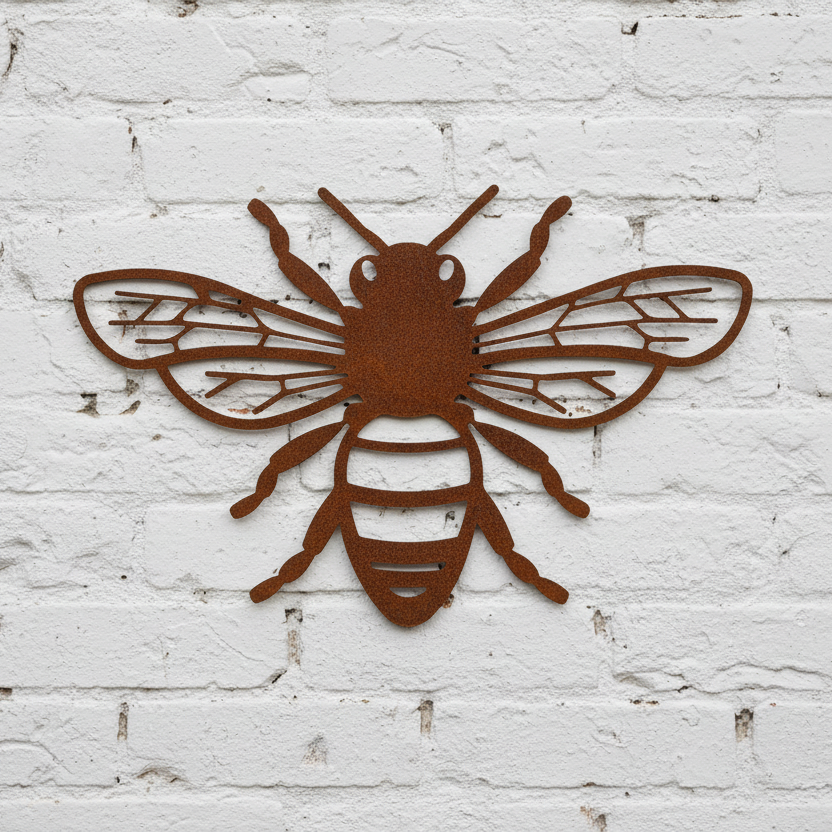 Metal Bee Wall Art