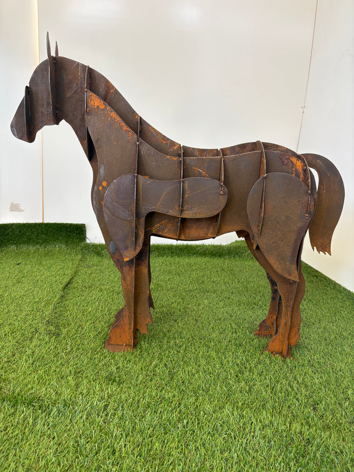 Horse - Metal garden Sculpture - Large Feature - Statement Piece