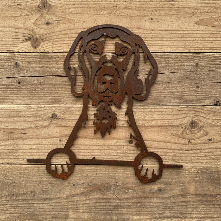 Pointer - Dog Memorial Plaque - Metal Art