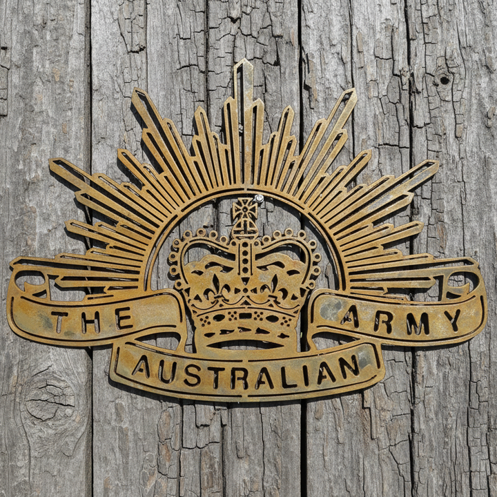 Australian Army ANZAC Metal Wall Art