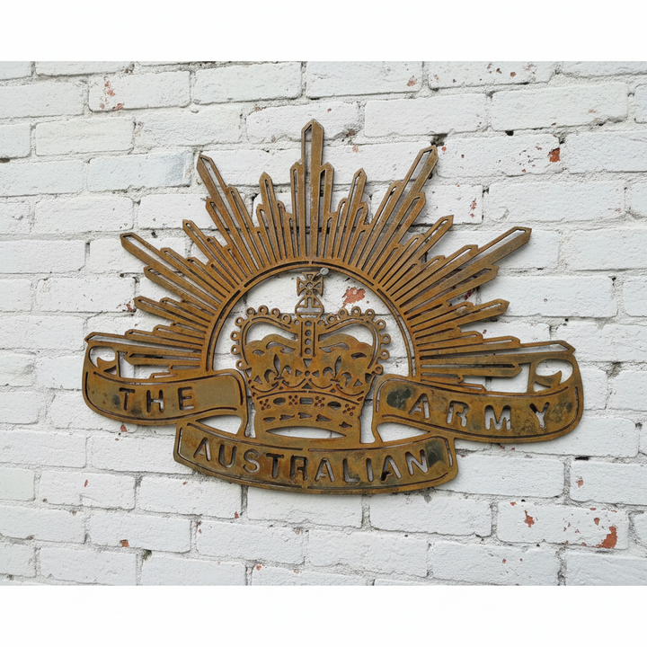 Australian Army ANZAC Metal Wall Art
