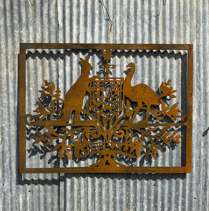 Australian Coat Of Arms - Metal Wall Art-Old n Dazed
