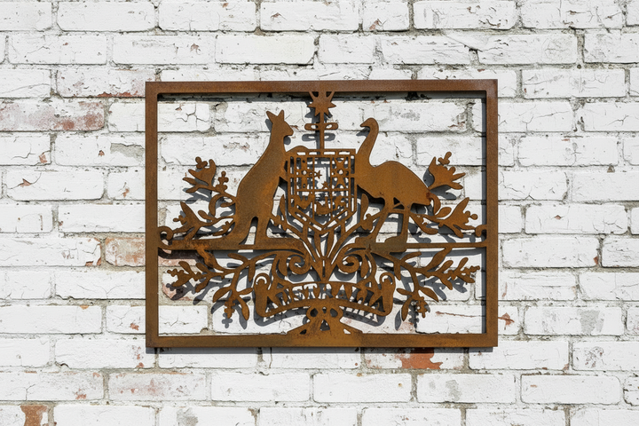 Australian Coat Of Arms - Metal Wall Art