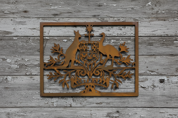 Australian Coat Of Arms - Metal Wall Art