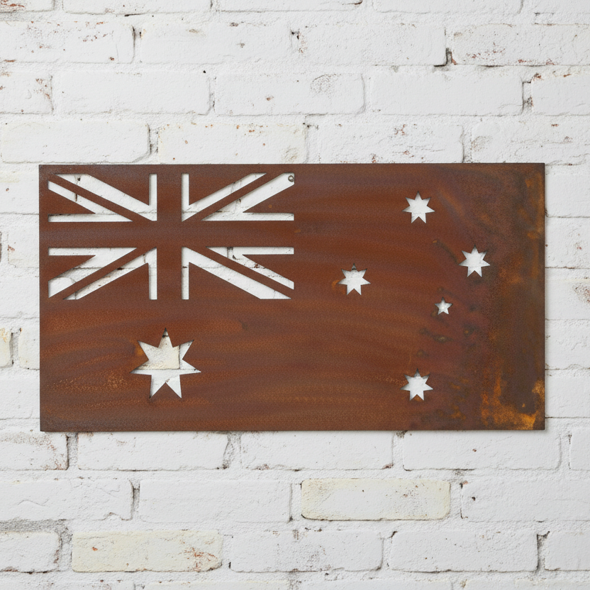 Australian Flag Metal Wall Art